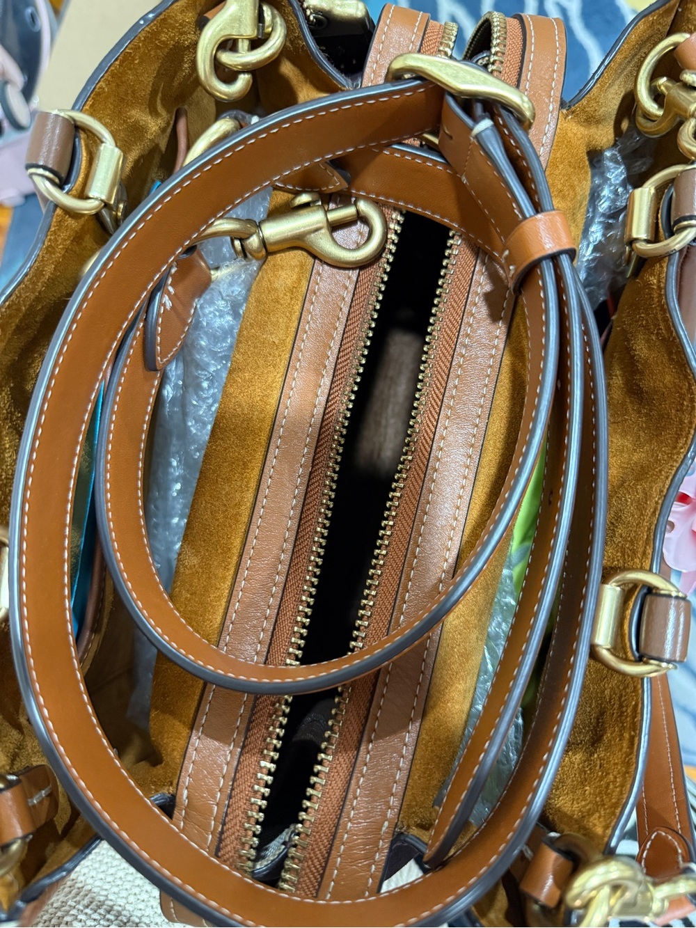 COACH ROGUE 30 SADDLE/AMBER - Picture 5 of 10